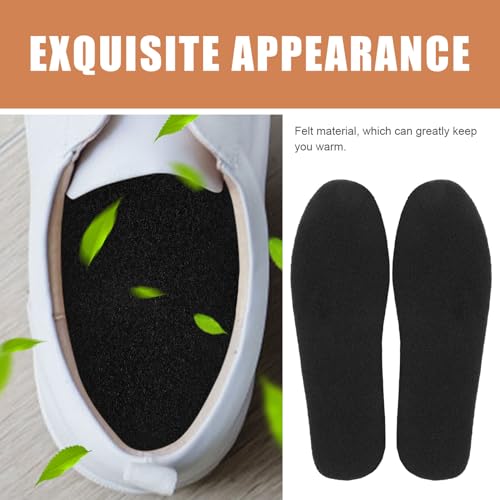 10 pares de plantillas de fieltro térmicas para botas y zapatillas miniatura 7