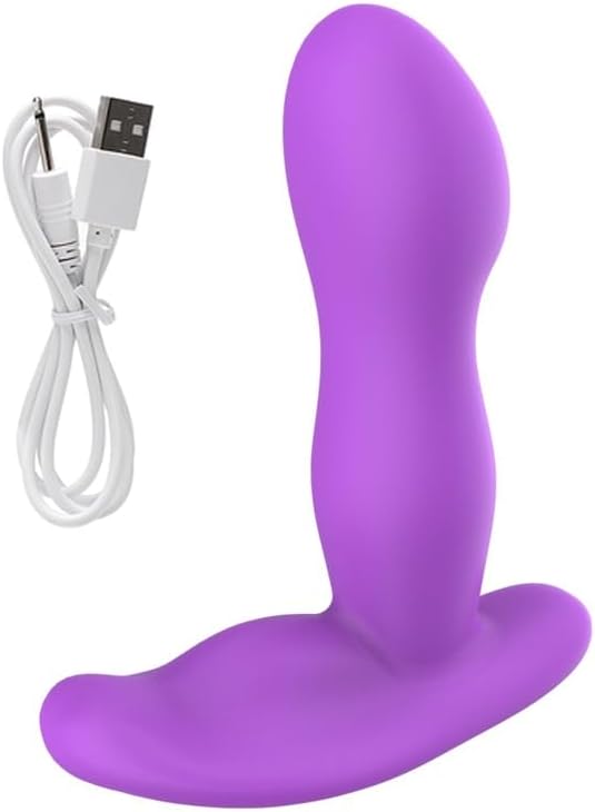 Vibradores de punto G, vibrador de tope vibrador, vibrador de punto G, juguete divertido para adultos para mujeres y hombres (color morado)