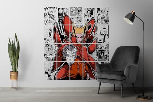 Image of VEENSHI set of 20 naruto baryon mode poster naruto wall poster anime manga kit - Size : 12x8 inch - 300 GSM Poster