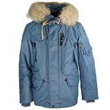 PJS Patch On Left Sleeve Parajumpers Right Hand 788 Herren Jacket Blau