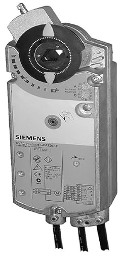Servomoteur de registre OpenAir 25Nm 0..10V 24Vac avec ressort raz SIEMENS : GCA161.1E - vue 2