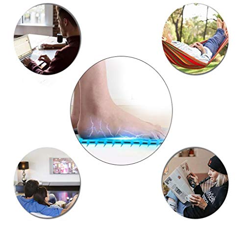 Almencla Massageador Elétrico Para Pés Acalma Os Pés Rigidez Muscular Vibrador Para Pés Tapete De Ma