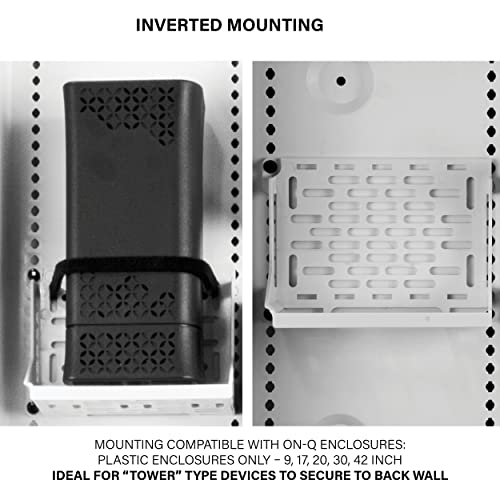 On-Q AC1060 Shelf Mounting Bracket, White