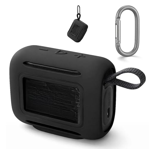 SZZCNOX JBL Go 5 Bluetooth�X�s�[�J�[�p�V���R���J�o�[�P�[�X�A�|�[�^�u���X�s�[�J�[ �g���x���P�[�X JBL Go 5�p�J���r�i�t���ی�J�o�[�X���[�u�A�h�o�A�ϏՌ��A���h�~(�u���b�N)