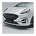 Gloss Black Front Bumper Lip Spoiler Splitter Diffuser Compatible for Ford Puma ST/ST-line MK1 2019-2024 Pre-Facelift Tuning