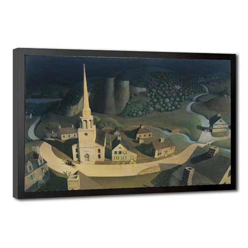 Impression sur bois Grant Paul Revere, décoration murale bureau grand format cadre suspendu