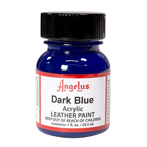 Cuero Angelus Paint 1 onza azul marino