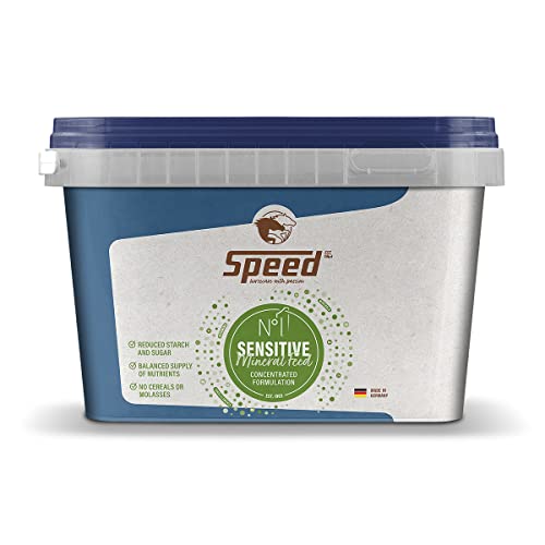 Speed N° 1 Sensitive, 1,5 kg, stärke- und zuckerreduziertes Mineralfutterkonzentrat speziell für Bedürfnisse sensibler Pferde