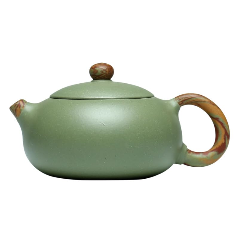 Théière en argile violette sculptée main, cadeau service de maison