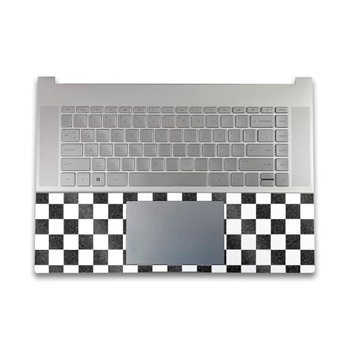 Image of Glossy Glitter Gaming Skin Compatible with HP Envy x360 16 inch (2023) - Check - Premium 3M Vinyl Protective Wrap Decal Cover - Easy to Apply | Crafted in The USA by MightySkins