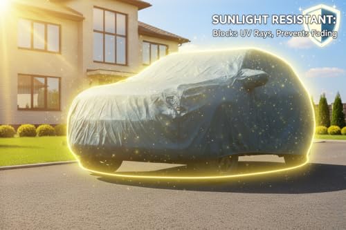 Image of Dust Resistant Car Body Cover Compatible Ford Endeavour | All Weather Protection Car Cover | Triple Stitched Fully Elastic Ultra Surface Body Protection |
