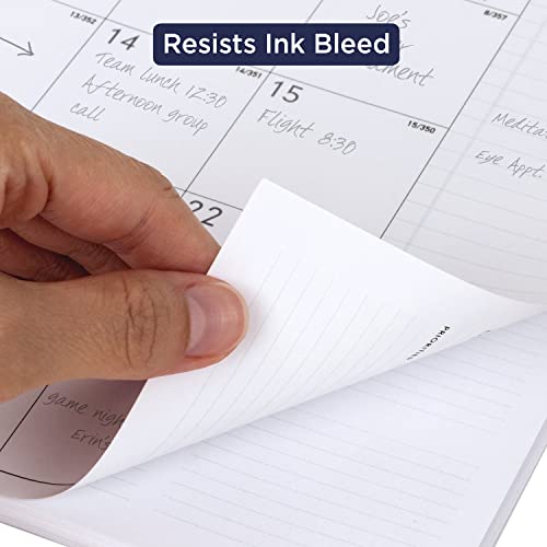 At-A-Glance 2023 Monthly Planner, 9” X 11”, Large, Monthly Tabs, Pocket, Faux Leather, Contemporary, Merlot (70250X50) #TOP2