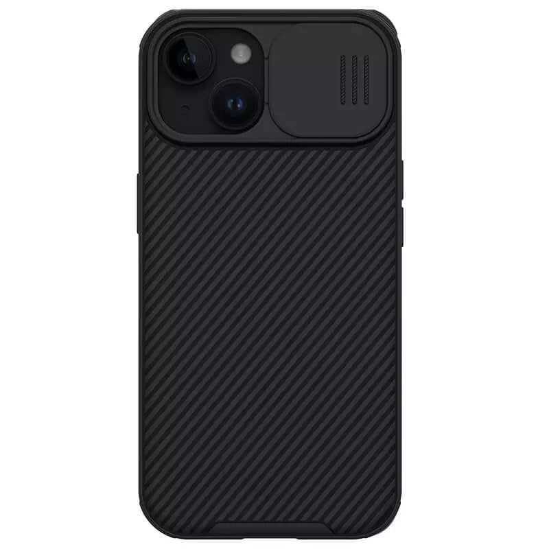 EMODIL Case for iPhone 15 Cover CamShield Pro Slide Camera Protection Cover - Scratch Resistant - Protect Privacy Case for iPhone 15 by Emodil ® (Black)