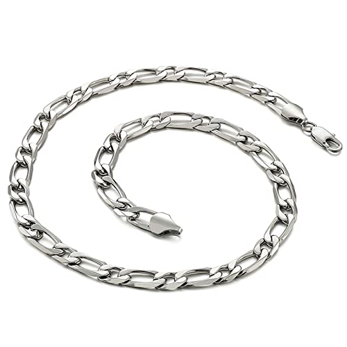 Chaine maille Figaro en acier or, le collier moto punk idéal pour affirmer votre style au quotidien