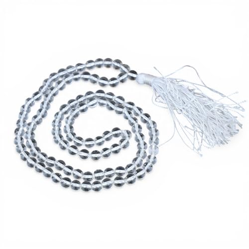 Mala en quartz clair pour retrouver le calme et chasser le stress par la meditation