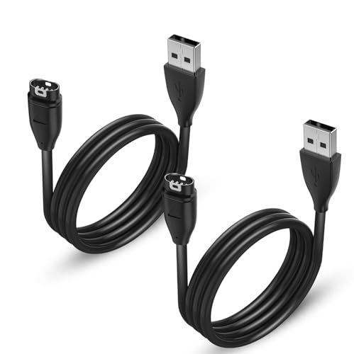 Chargeur pour Garmin Montre Forerunner 55 255 245 265 935 945 955 965, Fenix 6 6S 6X Pro 7 7S 7X 5 5S 5X, Approach S10 S40 S60,Vivoactive 3 4 4S, Vivomove 3 3S,...