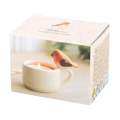 Robin Ceramic Tealight Holder