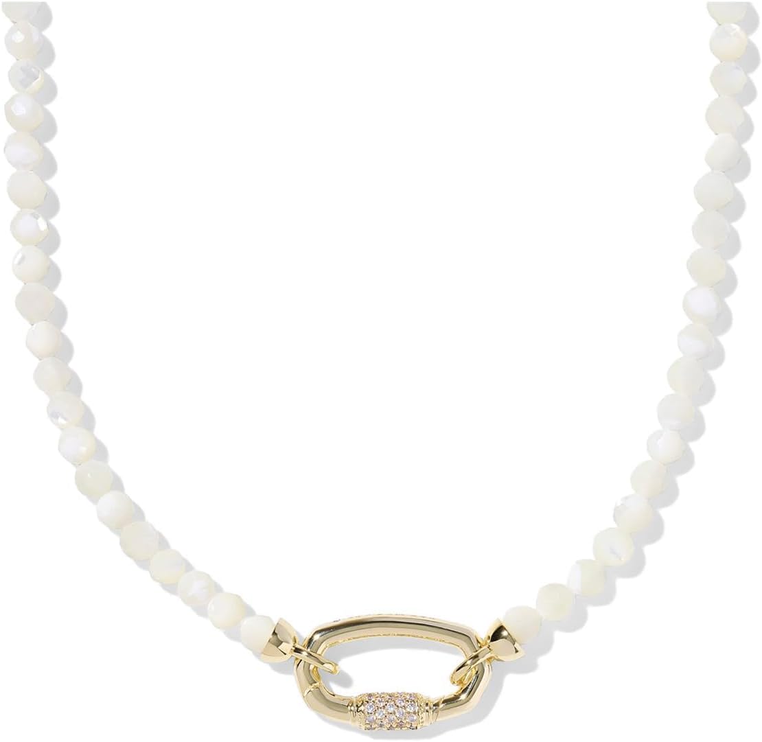 Collar de hilo con cuentas de esmeril