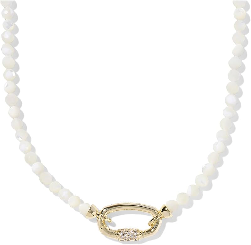 Collar de hilo con cuentas de esmeril
