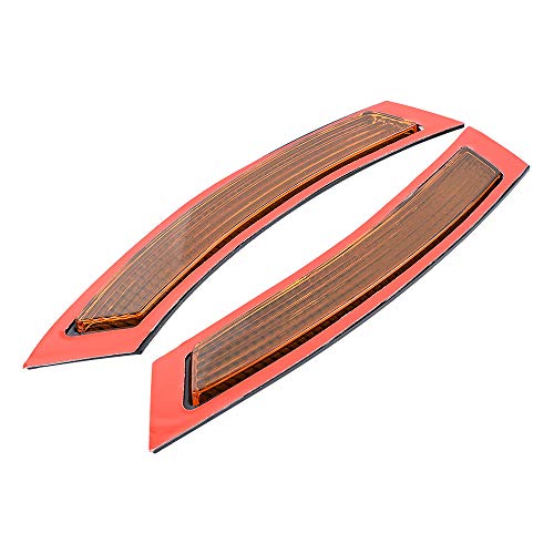 Pair Front Side Bumper Reflector Compatible with 2007-2013 E92 E93 28i 328Ci 328xi 335i 335is 335xi M3