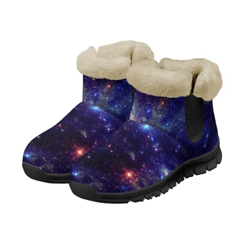 chaqlin Bottes de neige pour femme et homme - Bottines d'hiver confortables pour l'intérieur et...