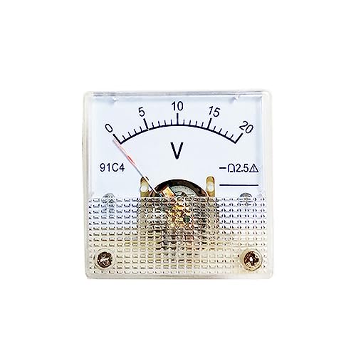 Voltmètre CC analogique 250V 91C4 pour éviter les pannes de tension