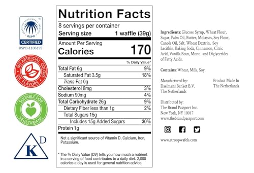Daelmans Stroopwafels, 8.11 Ounce Tin, Pack Of 2 - Thumbnail 2