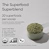 Sports Research Organic Greens Superfood Powder w/Spirulina & Chlorella, Adaptogens, Enzymes, Probiotics & 8 VIT Bs for Gut & Mood Support* - Vegan, Sugar-Free & Low-Cal Original 30 Servings