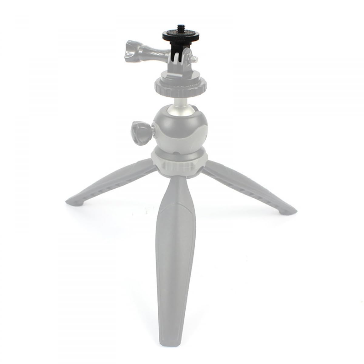 Mini Adaptador De Trípode para Cámaras De Acción, De Aleación De Aluminio De 1/4 Pulgadas De Montaje para Una Fijación Segura A Los Trípodes, Apto para Gopro Y Otras Cámaras De Acción