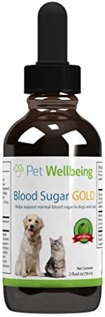 Pet Wellbeing Blood Sugar Gold for Dogs - Vet-Formulated - Supports Blood Sugar Balance and Healthy Pancreas & Liver in Dogs - Natural…