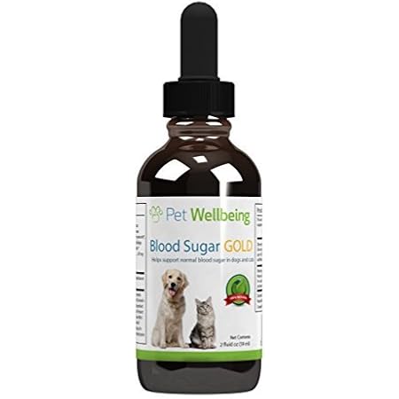 Pet Wellbeing Blood Sugar Gold for Dogs - Vet-Formulated - Supports Blood Sugar Balance and Healthy Pancreas & Liver in Dogs - Natural Herbal Supplement 2 oz (59 ml)