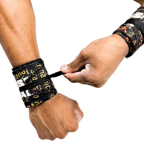MSQ Wrist Wraps Muscle Squadron Strength Wraps for Men & Women, Wrist