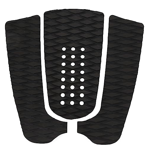ZIRANU Surfboard Traction Tail Pads 3 Pieces EVA Surfboard Traction Pads Surfs Deck Grips for Surfboard Longboards