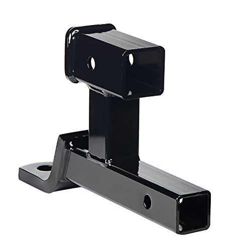Hitowmfg Multi-Use Trailer Ball Mount 2" Receiver Dual Hitch Extension (Gtw 5,000 Lbs) #TOP2