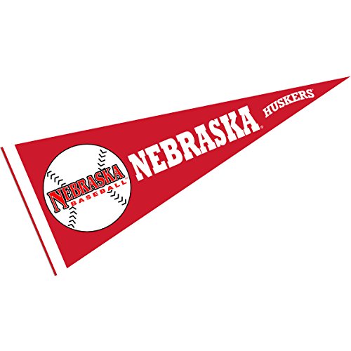 College Flags & Banners Co. Nebraska Huskers Baseball Pennant