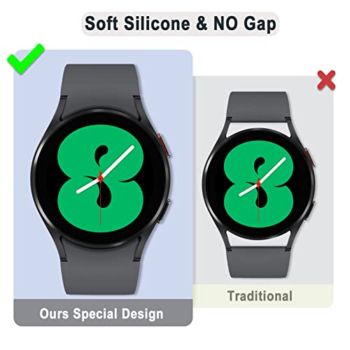 15Pack Galaxy Watch 5/4 Band,For Samsung Galaxy Watch 5 Pro Band 44Mm 45Mm 40Mm,Silicone Sport Strap Correa Galaxy Watch 4 Classic Bands For Women Men 46Mm 42Mm,No Gap Bracelet Replacement Wristbands #TOP4