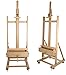 Produktbild Paintersisters Große Atelier-Staffelei mit Kurbel - für Keilrahmen bis 210cm, Kurbelstaffelei aus Buchenholz FSC®, Studiostaffelei, Holzstaffelei