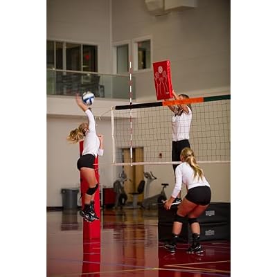 Tandem Sport Rectangular Blocking Pad - Volleyball Training Aid for Hitting and Blocking - Protects Blockers Hands During Practice - Volleyball Practice Equipment - 1 Pad