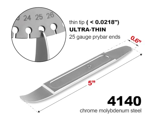 Image of Metal Skin Wedge Tool Patented - Popularly Used in The Aviation /Automotive Industry (2PC Curved & Straight (Mini))