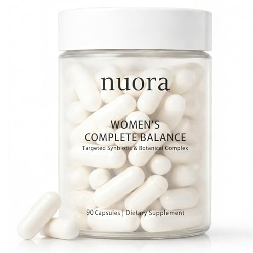 TACOHO Nuora Gut Health Capsules Gut Biofilm Probiotic Ritual with Berberine Digestive Balance Support for Women Vegan Gluten-Free Non-GMO 90 Capsules