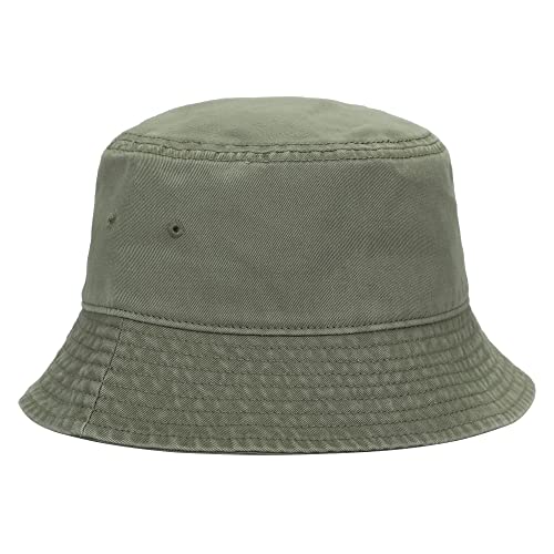2-Pack Navy & Olive Washed 100% Cotton Bucket Hat Everyday Cotton Style Unisex Trendy Lightweight Outdoor Hot Fun Summer Beach Vacation Getaway Headwear - image 6