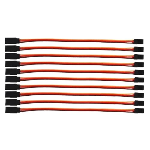 Câble servo 3 broches mâle femelle JR 30cm pour connecteurs d'hélicoptère RC et avion (10PCS)