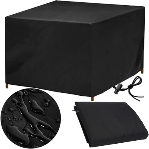 Housse meuble jardin rectangulaire imperméable anti-UV pour préserver votre table de patio - 2