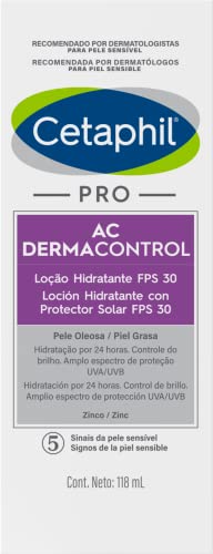 LOÇÃO HIDRATANTE FACIAL PELE OLEOSA CETAPHIL PRO AC DERMACONTROL