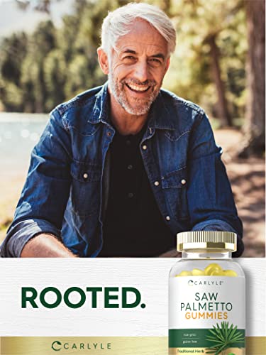 Carlyle Saw Palmetto Extract | 480Mg | 150 Gummies | Vegan, Non-Gmo, And Gluten Free Supplement | Natural Lemon Flavored Gummy #TOP5