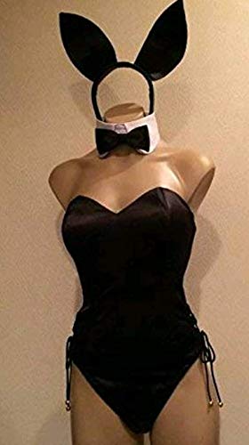 Amazon.co.jp: コスプレ衣装 バニーガール衣装フルセット黒ブラック 色
