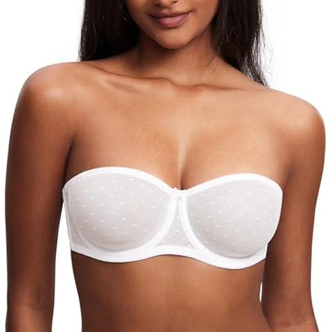 DOBREVA Women's Mesh Strapless Bra Cover