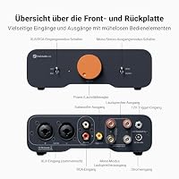 Fosi Audio ZA3 Stereo/Mono HiFi Verstärker mit TPA3255 Chips, Ausgewogenen XLR-RCA-Eingängen und 12V Trigger-In, Mini Verstärker Audio Monoblock für Desktop-Regallautsprecher und Subwoofer – Ansicht 7