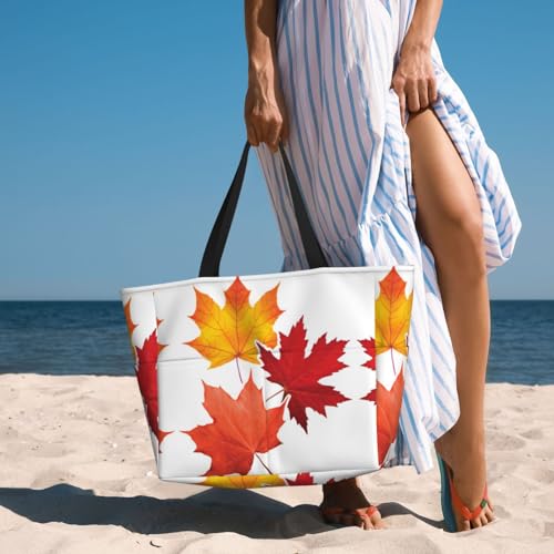Sacs à main décontractés grande capacité style Hobo imprimé automne