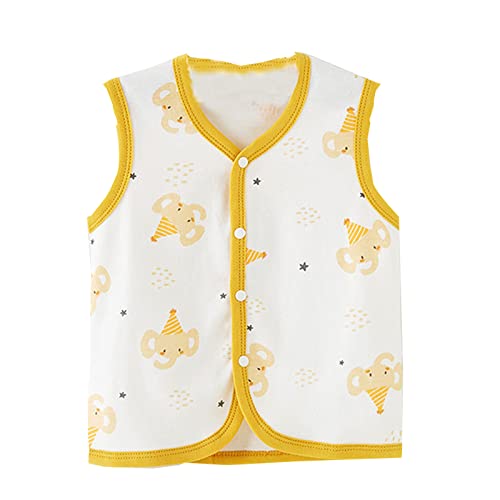 Toddler Baby Boys Girls Winter Sleeveless Cartoon Coat Outwear Warm Coat Vest Jacket Puffy Jackets For (H, 0-3 Months) #TOP13